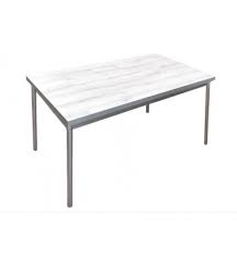 MESA DAKOT 150x80 cm ZAMBIA 1 1/2" C/ GRIS TAPA AGED OAK