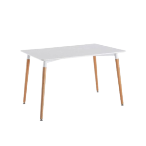 MESA UNICAN EAMES 120x80cm MADERA LUSTRE BLANCO