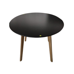 MESA MFM NORDICA 1mt REDONDA NEGRA