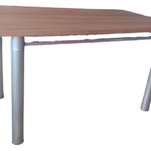 MESA SILCAR 3" 150x80cm CAÑO ALUMINIO TAPA NOCC