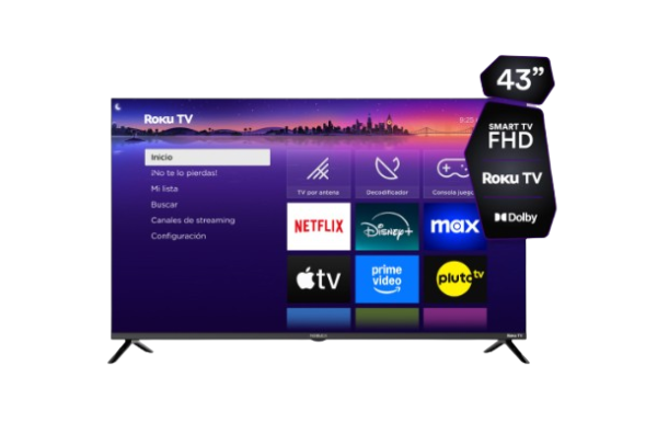 SMART TV NOBLEX 43" DB43X3100 LED FHD ROKU