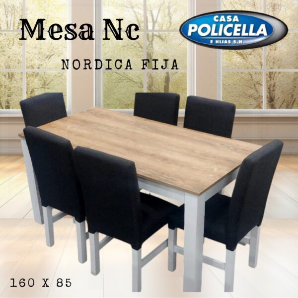 MESA NC NORDICA FIJA 160X85