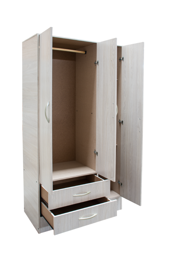 PLACARD PLATINUM 913 3 PTAS DE ABRIR COLOR GRIS ANDINO - Imagen 2