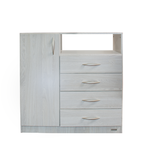 CHIFFONIER PLATINUM 9210 4 CAJONES 1PUERTA GRIS ANDINO