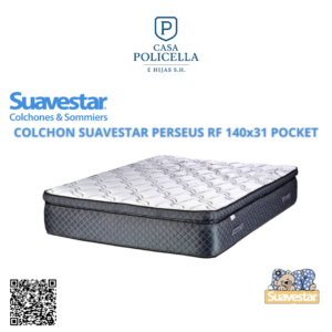 COLCHON SUAVESTAR PERSEUS RF 140x31 POCKET