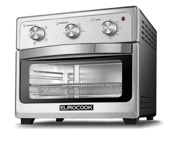 HORNO FREIDOR EUROCOOK EC-FO16 16 LTS 1500W SILVER/BLACK