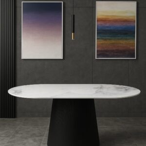 MESA DECOTOTALE ME-46 BASE NEGRA TAPA BLANCA