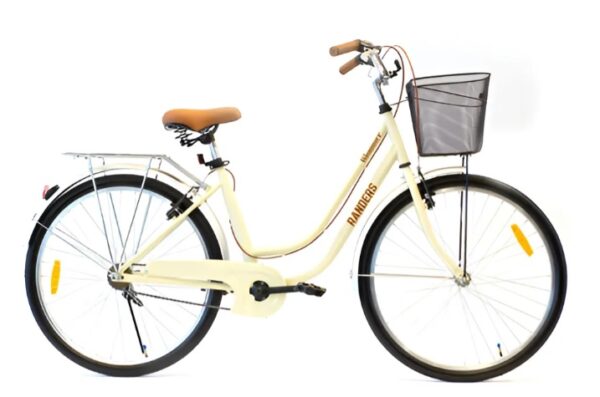 BICICLETA RANDERS BKE126A PASEO DAMA ROD. 26 BLOOMER CREMA