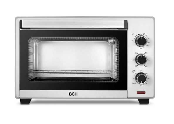 HORNO ELECTRICO BGH BHE45S22 45 LTS SILVER CONVECCION