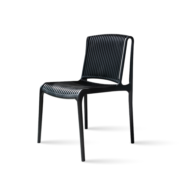 SILLA VOSS TOKIO PLASTICA NEGRA