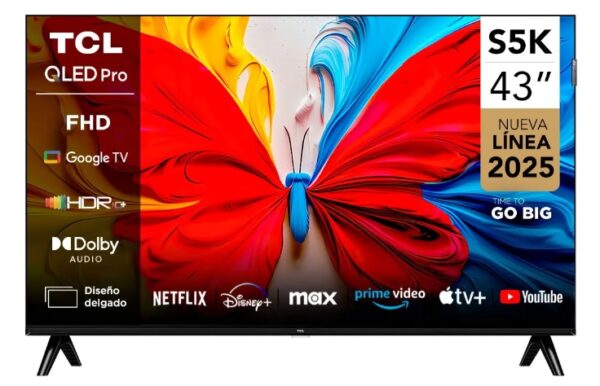 SMART TV TCL 43 43S5K QLED GOOGLE TV