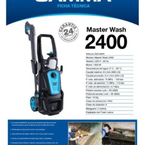 HIDROLAVADORA GAMMA G2518 MASTER WASH 2400 150 BAR 1900W