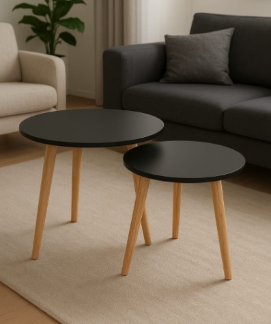 MESA RATONA LA ESPERANZA DUO NEGRO/PARAISO