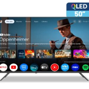 SMART TV BGH B5026US7G 50" QLED 4K GOOGLE TV