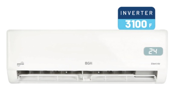 AIRE ACONDICIONADO BGH SPLIT BSI37WCNX 3650 WATTS FRIO/CALOR INVERTER