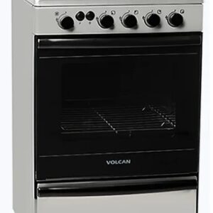 COCINA VOLCAN 87673VM ACERO C/LUZ Y ENCENDIDO 55 CM